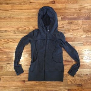 Lululemon Scuba Gray Zip Up